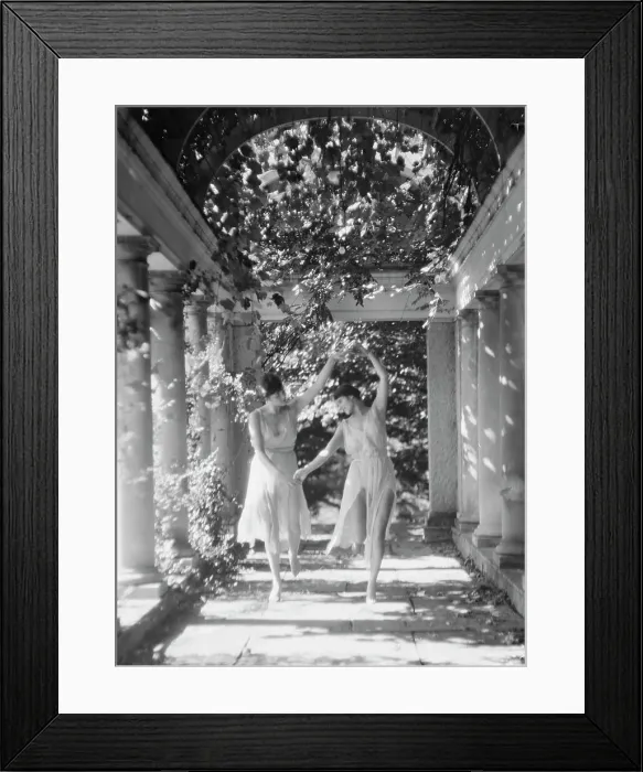 Framed Print : Elizabeth Duncan dancers and children, 1927 Creator: Arnold Genthe Framed Print : Elizabeth Duncan dancers and children, 1927 Creator: Arnold Genthe