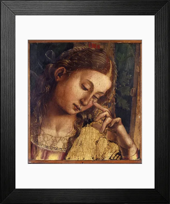 Framed Print : Pious woman weeping, 1504-1505. Creator: Signorelli, Luca (ca 1441-1523) Framed Print : Pious woman weeping, 1504-1505. Creator: Signorelli, Luca (ca 1441-1523)