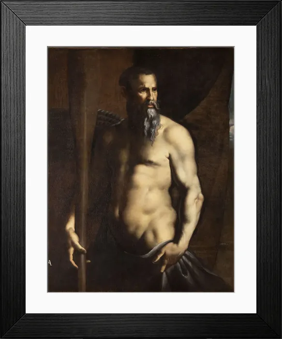 Framed Print : Portrait of Andrea Doria as a Sea God, 1540s. Creator: Bronzino, Agnolo (1503-1572) Framed Print : Portrait of Andrea Doria as a Sea God, 1540s. Creator: Bronzino, Agnolo (1503-1572)