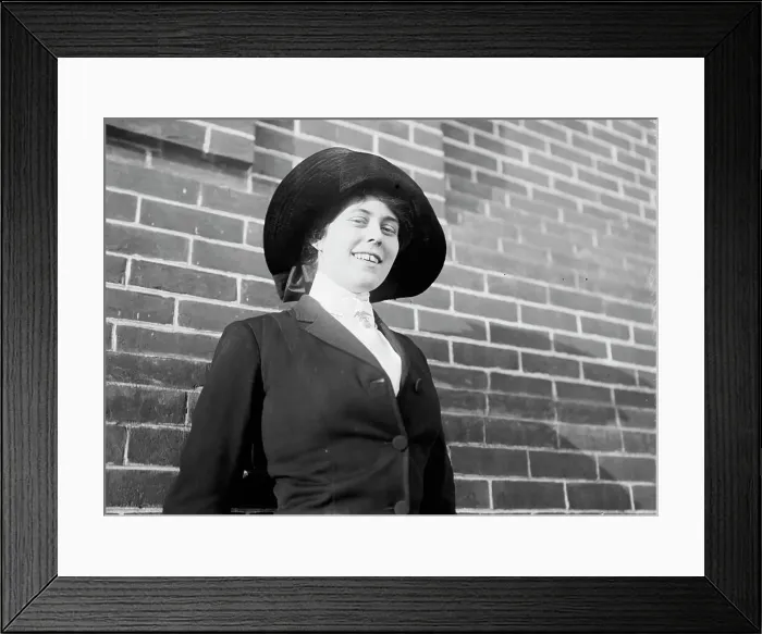 Framed Print : Mrs. R.C. Burleson, Suffragist - 1913. Creator: Harris & Ewing. Mrs. R.C. Burleson, Suffragist - 1913. Creator: Harris & Ewing Framed Print : Mrs. R.C. Burleson, Suffragist - 1913. Creator: Harris & Ewing. Mrs. R.C. Burleson, Suffragist - 1913. Creator: Harris & Ewing