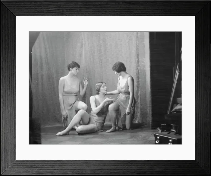 Framed Print : Elizabeth Duncan dancers and children, 1928 Creator: Arnold Genthe Framed Print : Elizabeth Duncan dancers and children, 1928 Creator: Arnold Genthe