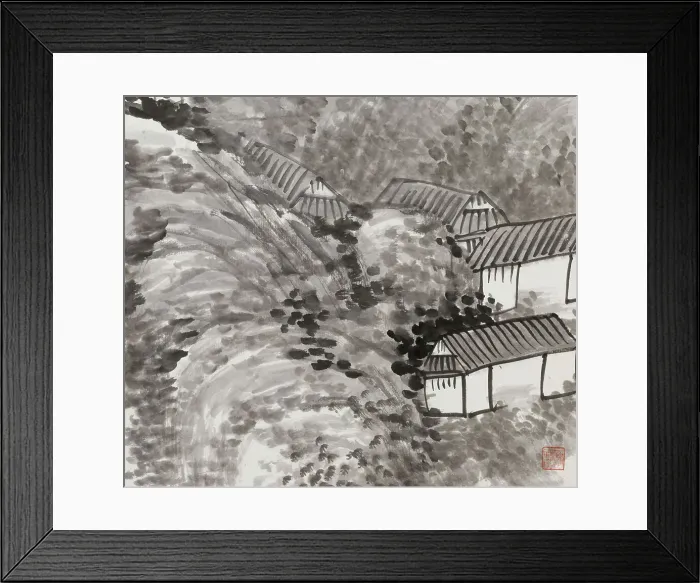 Framed Print : Countryside, 1926. Creator: Yao Hua Framed Print : Countryside, 1926. Creator: Yao Hua
