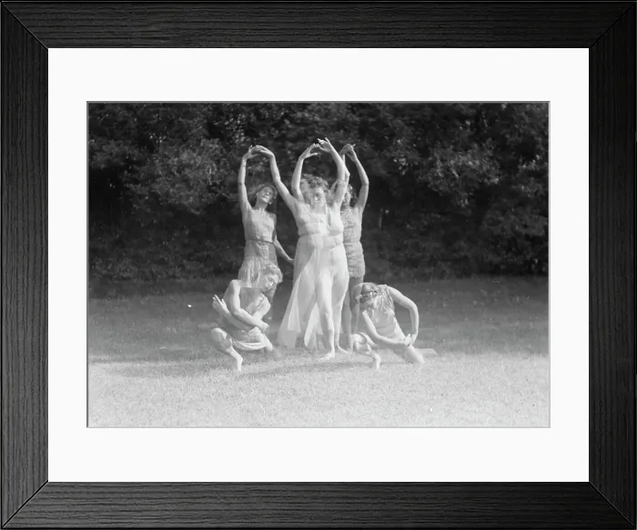 Framed Print : Elizabeth Duncan dancers and children, 1941 Creator: Arnold Genthe Framed Print : Elizabeth Duncan dancers and children, 1941 Creator: Arnold Genthe