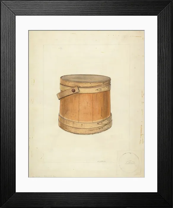 Framed Print : Sugar Bucket, c. 1937. Creator: John Jordan Framed Print : Sugar Bucket, c. 1937. Creator: John Jordan