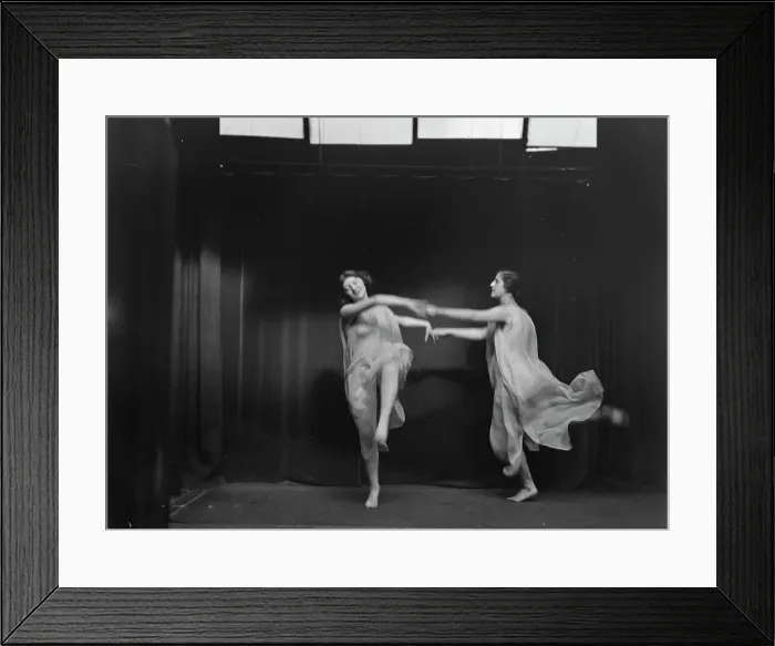 Framed Print : Elsie Dufour dancers, between 1918 and 1920. Creator: Arnold Genthe Framed Print : Elsie Dufour dancers, between 1918 and 1920. Creator: Arnold Genthe