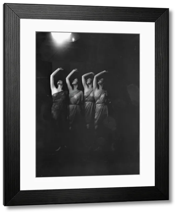 Framed Print : Elizabeth Duncan dancers and children, 1931 Creator: Arnold Genthe