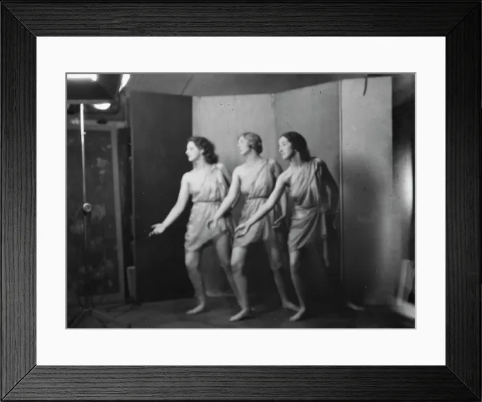 Framed Print : Elizabeth Duncan dancers and children, 1931 Creator: Arnold Genthe Framed Print : Elizabeth Duncan dancers and children, 1931 Creator: Arnold Genthe