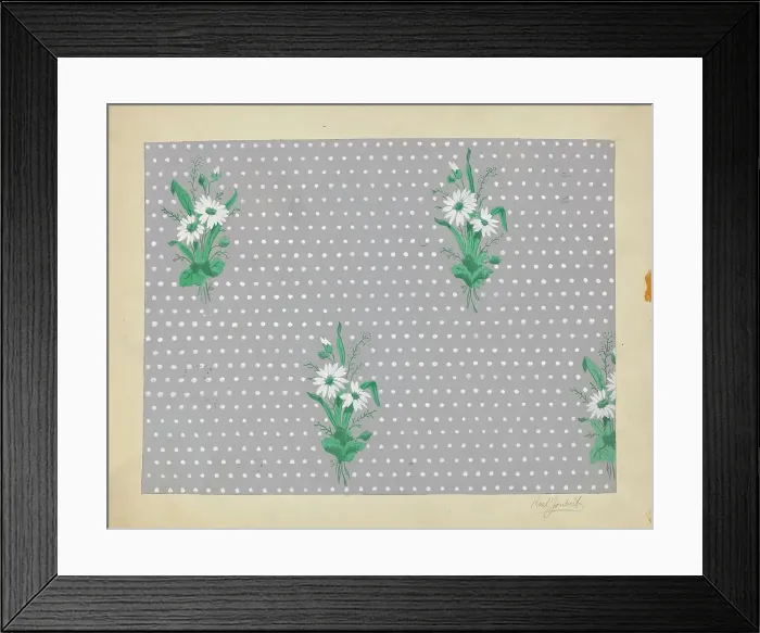 Framed Print : Wall Paper, c. 1937. Creator: Karl Joubert Framed Print : Wall Paper, c. 1937. Creator: Karl Joubert