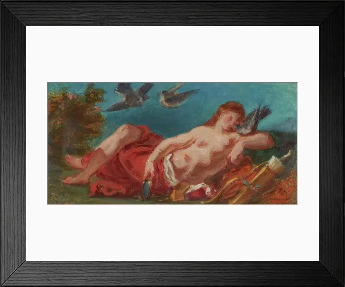 Framed Print : Esquisse pour le Salon de la Paix de l'Hôtel de Ville : Vénus, between 1852 and 1854. Creator: Pierre Andrieu Framed Print : Esquisse pour le Salon de la Paix de l'Hôtel de Ville : Vénus, between 1852 and 1854. Creator: Pierre Andrieu