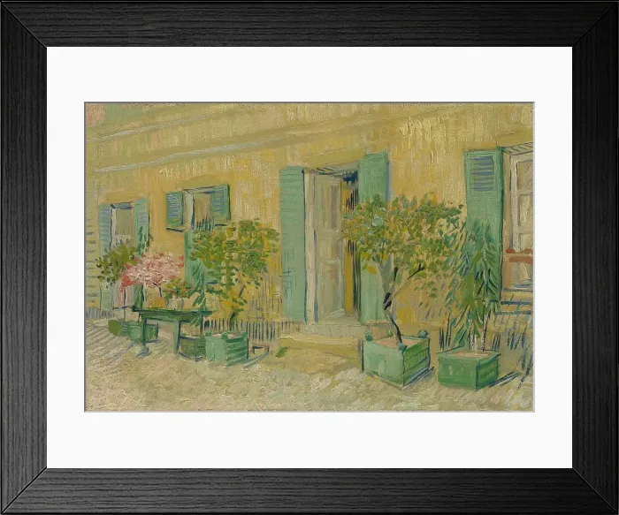 Framed Print : Exterior of a Restaurant in Asnières, 1887. Creator: Gogh, Vincent, van (1853-1890) Framed Print : Exterior of a Restaurant in Asnières, 1887. Creator: Gogh, Vincent, van (1853-1890)