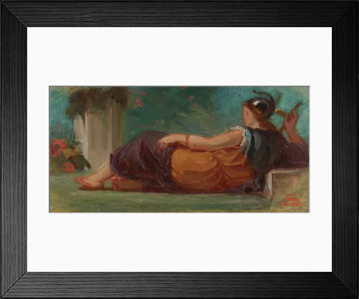 Framed Print : Esquisse pour le Salon de la Paix de l'Hôtel de Ville : Minerve, between 1852 and 1854. Creator: Pierre Andrieu Framed Print : Esquisse pour le Salon de la Paix de l'Hôtel de Ville : Minerve, between 1852 and 1854. Creator: Pierre Andrieu