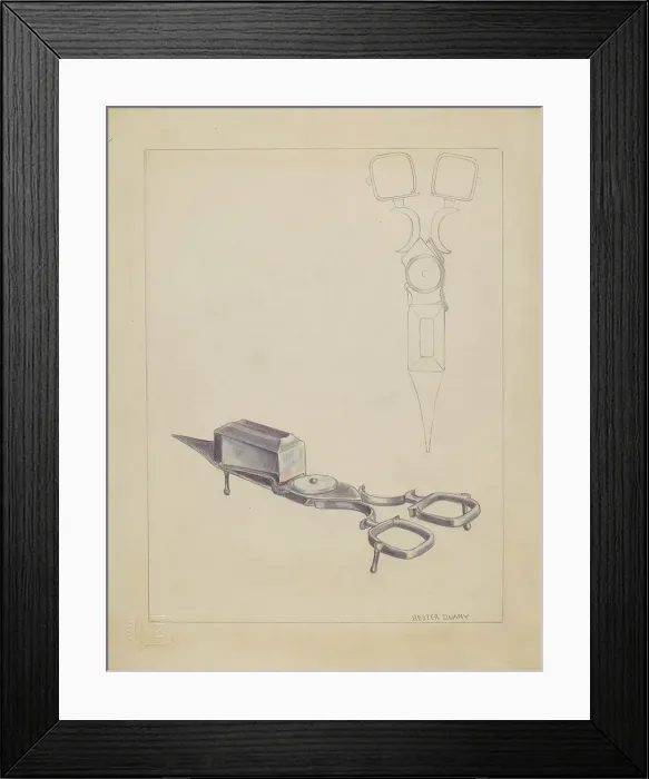 Framed Print : Snuffer, c. 1936. Creator: Hester Duany Framed Print : Snuffer, c. 1936. Creator: Hester Duany