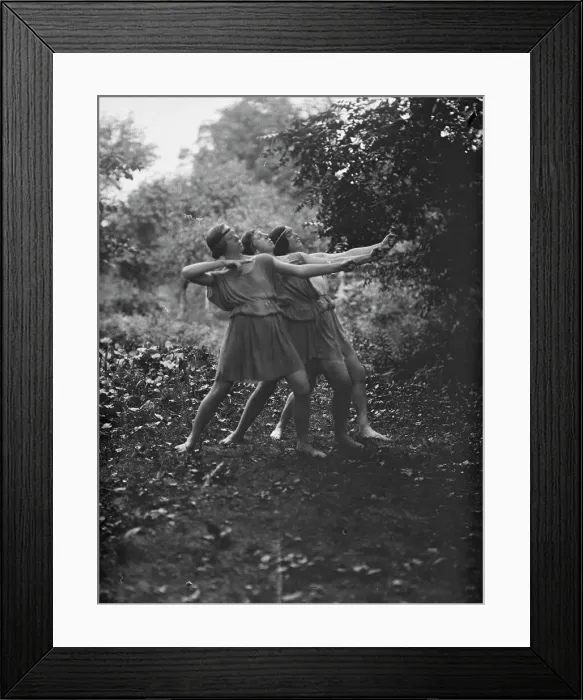 Framed Print : Florence Noyes dancers, between 1915 and 1918. Creator: Arnold Genthe Framed Print : Florence Noyes dancers, between 1915 and 1918. Creator: Arnold Genthe