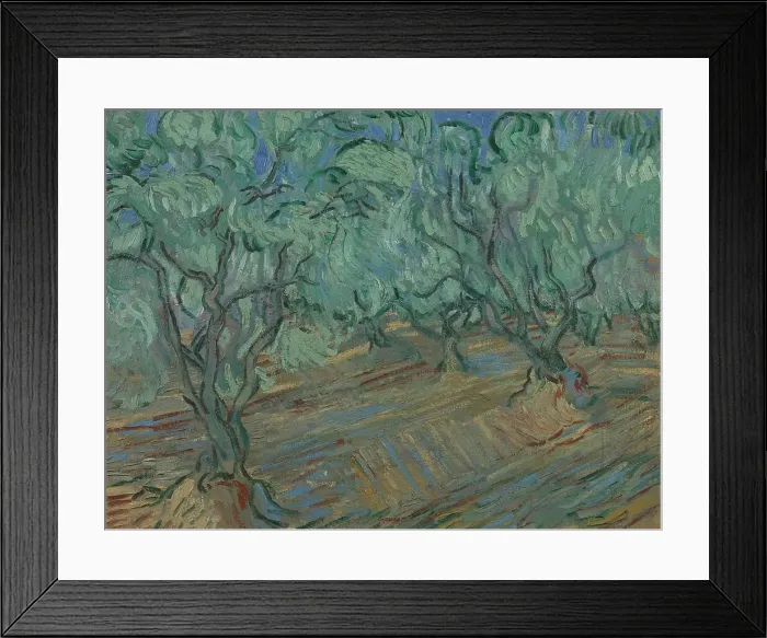 Framed Print : Olive grove, 1889. Creator: Gogh, Vincent, van (1853-1890) Framed Print : Olive grove, 1889. Creator: Gogh, Vincent, van (1853-1890)
