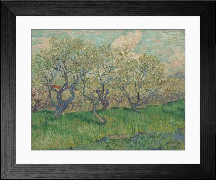 Framed Print : Orchard in Blossom, 1889. Creator: Gogh, Vincent, van (1853-1890) Framed Print : Orchard in Blossom, 1889. Creator: Gogh, Vincent, van (1853-1890)