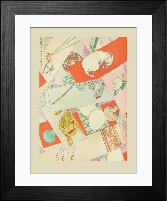 Framed Print : Illustration from Shin bijutsukai, 1901-1902. Creator: Sekka, Kamisaka (1866-1942). Illustration from Shin bijutsukai, 1901-1902. Creator: Sekka, Kamisaka (1866-1942) Framed Print : Illustration from Shin bijutsukai, 1901-1902. Creator: Sekka, Kamisaka (1866-1942). Illustration from Shin bijutsukai, 1901-1902. Creator: Sekka, Kamisaka (1866-1942)