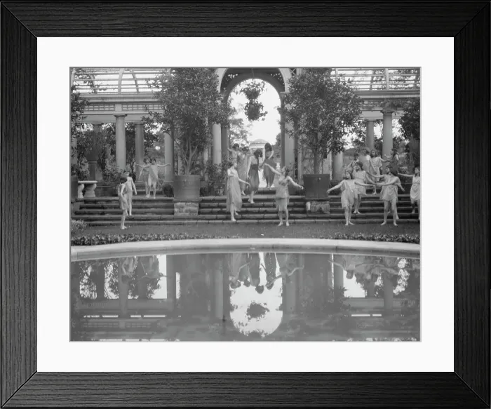 Framed Print : Elizabeth Duncan dancers and children, between 1916 and 1941. Creator: Arnold Genthe Framed Print : Elizabeth Duncan dancers and children, between 1916 and 1941. Creator: Arnold Genthe