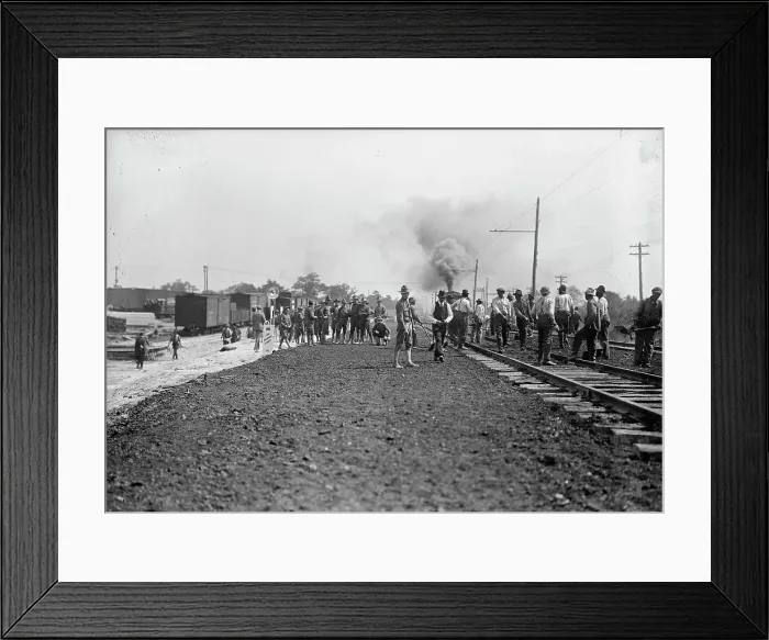 Framed Print : Camp Meade #2, Maryland, 1917. Creator: Harris & Ewing. Camp Meade #2, Maryland, 1917. Creator: Harris & Ewing Framed Print : Camp Meade #2, Maryland, 1917. Creator: Harris & Ewing. Camp Meade #2, Maryland, 1917. Creator: Harris & Ewing