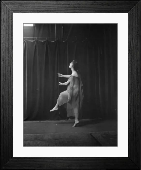 Framed Print : Elsie Dufour dancer, between 1918 and 1920. Creator: Arnold Genthe Framed Print : Elsie Dufour dancer, between 1918 and 1920. Creator: Arnold Genthe