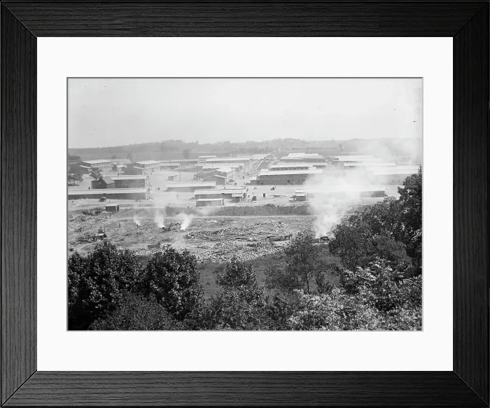 Framed Print : Camp Meade #2, Maryland, 1917. Creator: Harris & Ewing. Camp Meade #2, Maryland, 1917. Creator: Harris & Ewing Framed Print : Camp Meade #2, Maryland, 1917. Creator: Harris & Ewing. Camp Meade #2, Maryland, 1917. Creator: Harris & Ewing