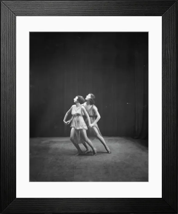 Framed Print : Elsie Dufour dancers, between 1918 and 1920. Creator: Arnold Genthe Framed Print : Elsie Dufour dancers, between 1918 and 1920. Creator: Arnold Genthe