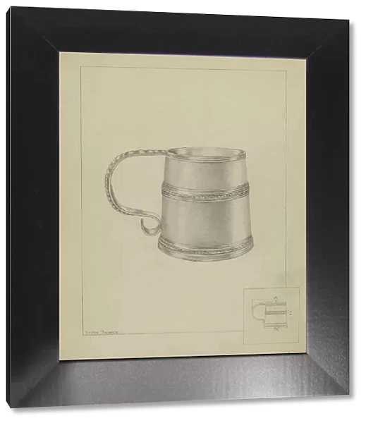 Silver Mug, c. 1936. Creator: Hester Duany