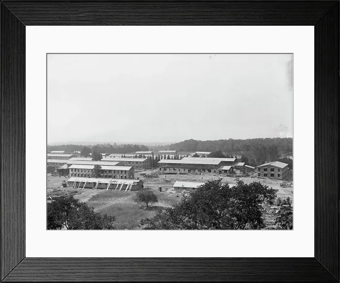 Framed Print : Camp Meade #2, Maryland, 1917. Creator: Harris & Ewing. Camp Meade #2, Maryland, 1917. Creator: Harris & Ewing Framed Print : Camp Meade #2, Maryland, 1917. Creator: Harris & Ewing. Camp Meade #2, Maryland, 1917. Creator: Harris & Ewing