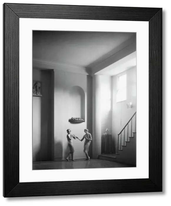 Framed Print : Florence Noyes dancers, between 1915 and 1918. Creator: Arnold Genthe Framed Print : Florence Noyes dancers, between 1915 and 1918. Creator: Arnold Genthe