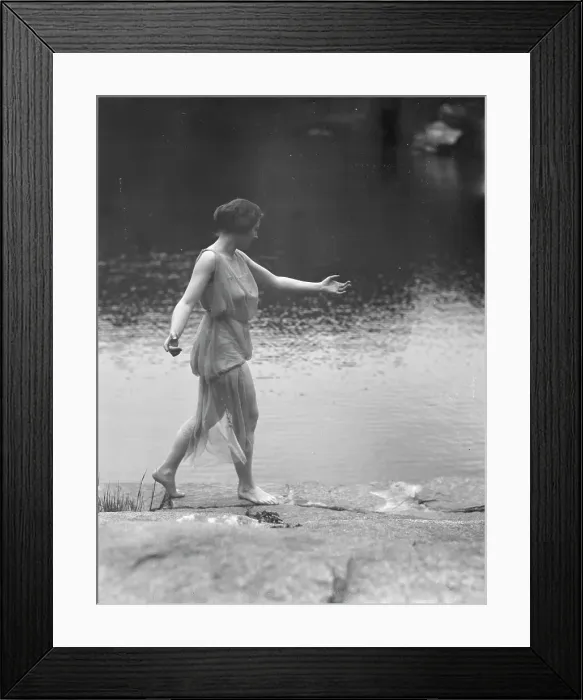 Framed Print : Elizabeth Duncan dancers and children, between 1916 and 1941. Creator: Arnold Genthe Framed Print : Elizabeth Duncan dancers and children, between 1916 and 1941. Creator: Arnold Genthe