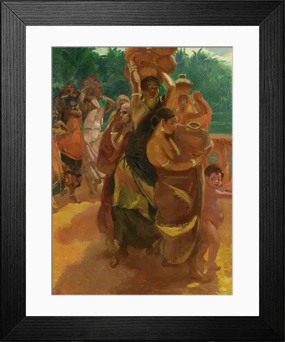 Framed Print : Sur le Pont de Trichinopoly (Inde), 04–1911. Creator: Paul Albert Besnard Framed Print : Sur le Pont de Trichinopoly (Inde), 04–1911. Creator: Paul Albert Besnard