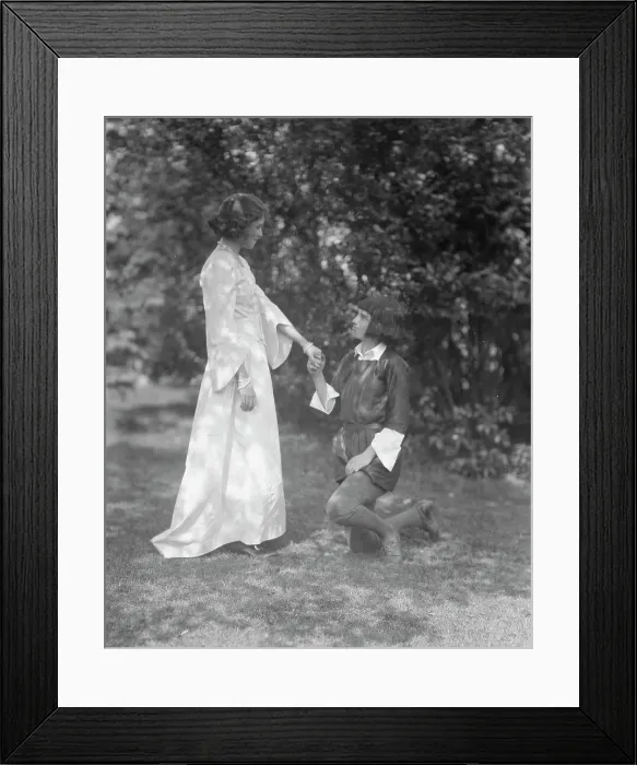 Framed Print : Theatrical performance at Dongan Hall, 1921 May 27. Creator: Arnold Genthe Framed Print : Theatrical performance at Dongan Hall, 1921 May 27. Creator: Arnold Genthe