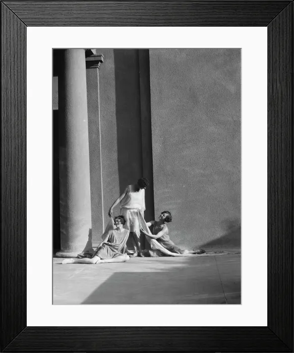 Framed Print : University of California at Berkeley dancers, 1927 Creator: Arnold Genthe Framed Print : University of California at Berkeley dancers, 1927 Creator: Arnold Genthe