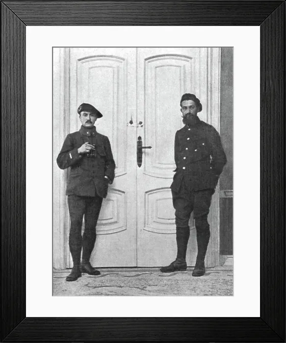 Framed Print : L'Achilleion, villa de Guillaume II, a l'occasion, base de ravitaillement de ses Sous... 1916. Creator: Robert Vaucher Framed Print : L'Achilleion, villa de Guillaume II, a l'occasion, base de ravitaillement de ses Sous... 1916. Creator: Robert Vaucher
