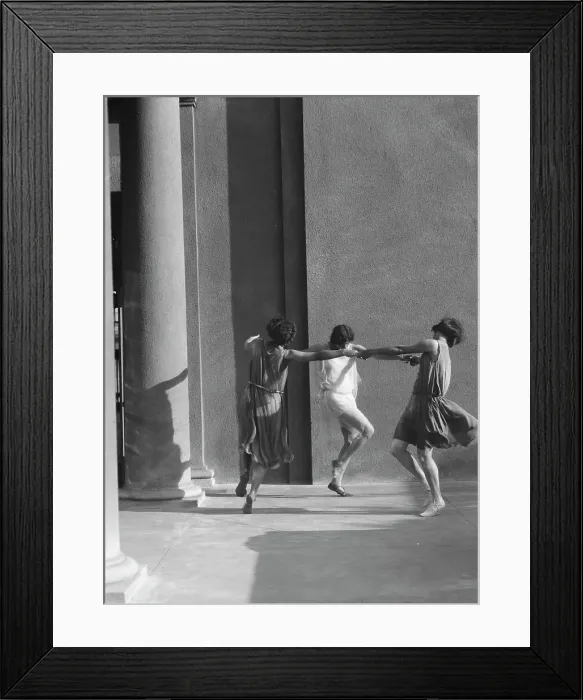 Framed Print : University of California at Berkeley dancers, 1927 Creator: Arnold Genthe Framed Print : University of California at Berkeley dancers, 1927 Creator: Arnold Genthe
