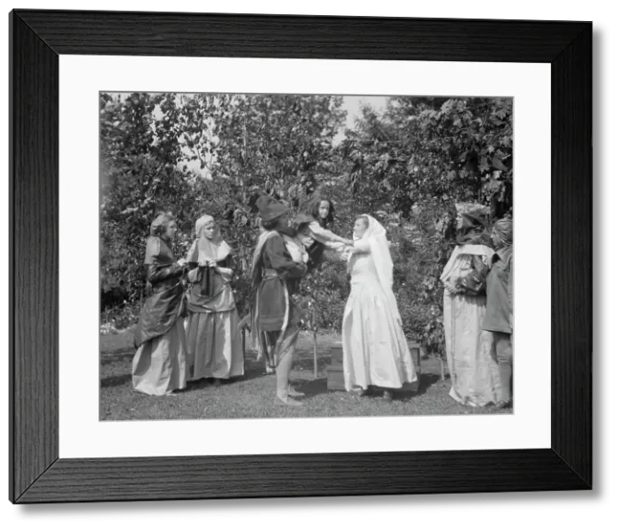 Framed Print : Theatrical performance at Dongan Hall, 1921 May 27. Creator: Arnold Genthe Framed Print : Theatrical performance at Dongan Hall, 1921 May 27. Creator: Arnold Genthe