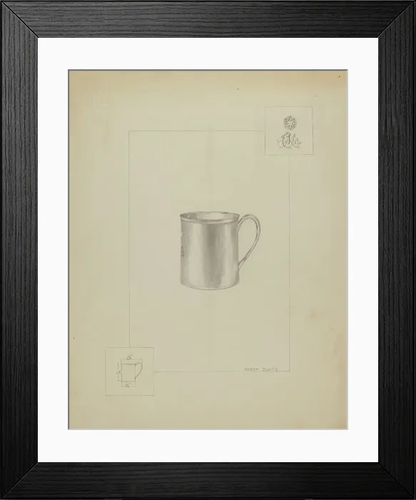 Framed Print : Silver Cup, c. 1936. Creator: Hester Duany Framed Print : Silver Cup, c. 1936. Creator: Hester Duany