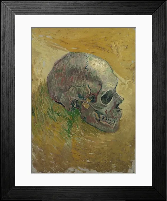 Framed Print : Skull, 1887. Creator: Gogh, Vincent, van (1853-1890) Framed Print : Skull, 1887. Creator: Gogh, Vincent, van (1853-1890)