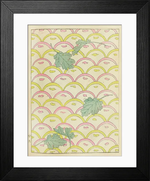 Framed Print : Illustration from Shin bijutsukai, 1901-1902. Creator: Sekka, Kamisaka (1866-1942). Illustration from Shin bijutsukai, 1901-1902. Creator: Sekka, Kamisaka (1866-1942)