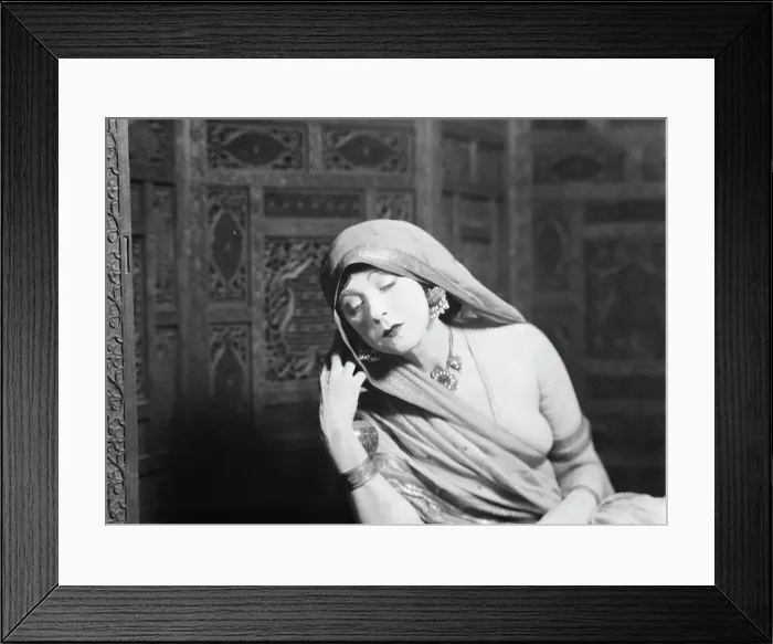 Framed Print : St. Denis, Ruth, portrait photograph, 1933 Feb. 26. Creator: Arnold Genthe