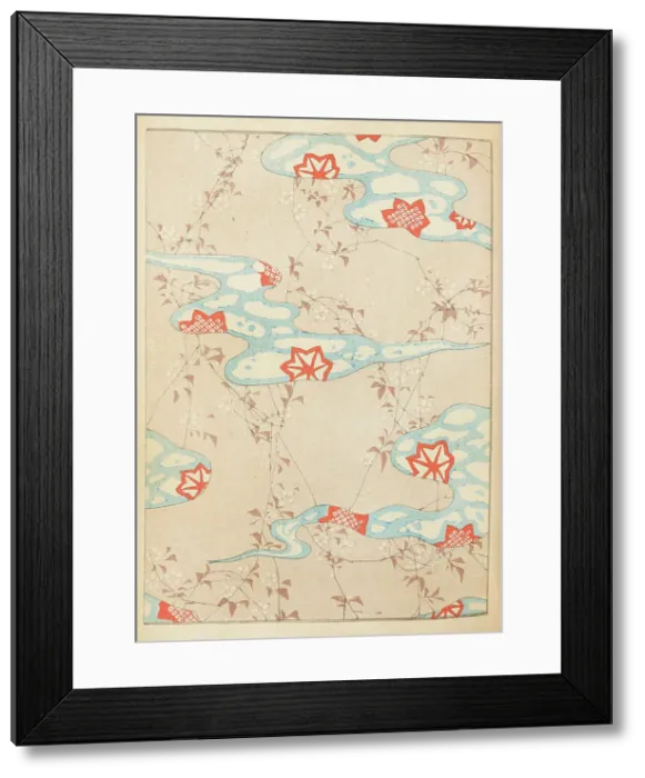 Framed Print : Illustration from Shin bijutsukai, 1901-1902. Creator: Sekka, Kamisaka (1866-1942). Illustration from Shin bijutsukai, 1901-1902. Creator: Sekka, Kamisaka (1866-1942)