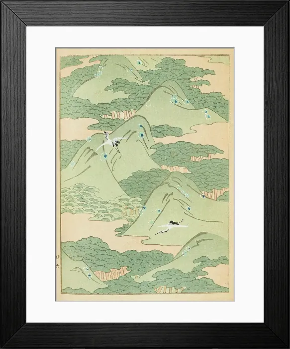 Framed Print : Illustration from Shin bijutsukai, 1901-1902. Creator: Sekka, Kamisaka (1866-1942). Illustration from Shin bijutsukai, 1901-1902. Creator: Sekka, Kamisaka (1866-1942) Framed Print : Illustration from Shin bijutsukai, 1901-1902. Creator: Sekka, Kamisaka (1866-1942). Illustration from Shin bijutsukai, 1901-1902. Creator: Sekka, Kamisaka (1866-1942)