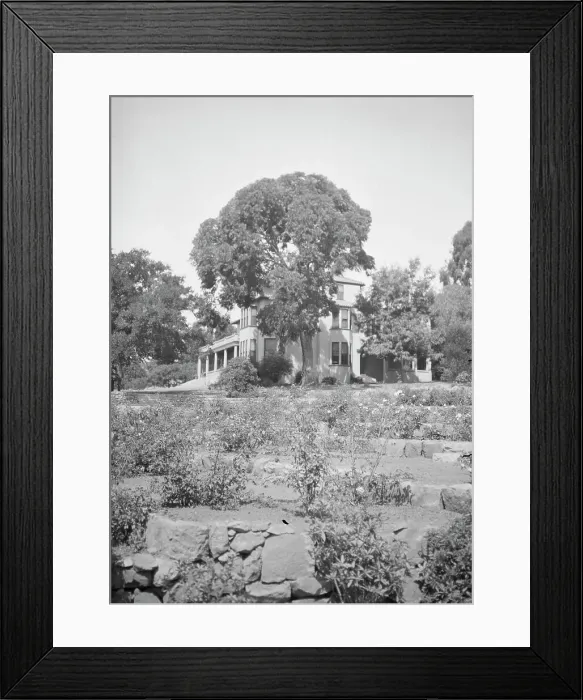 Framed Print : Stevenson, Robert Louis, Mrs. house, 1921 or 1922. Creator: Arnold Genthe Framed Print : Stevenson, Robert Louis, Mrs. house, 1921 or 1922. Creator: Arnold Genthe
