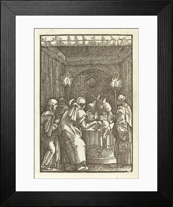 Framed Print : Joachim's Offering Refused, c. 1513. Creator: Albrecht Altdorfer Framed Print : Joachim's Offering Refused, c. 1513. Creator: Albrecht Altdorfer
