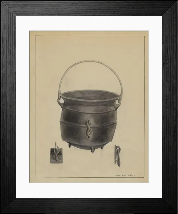 Framed Print : Soup Pot, c. 1936. Creator: Francis Law Durand Framed Print : Soup Pot, c. 1936. Creator: Francis Law Durand