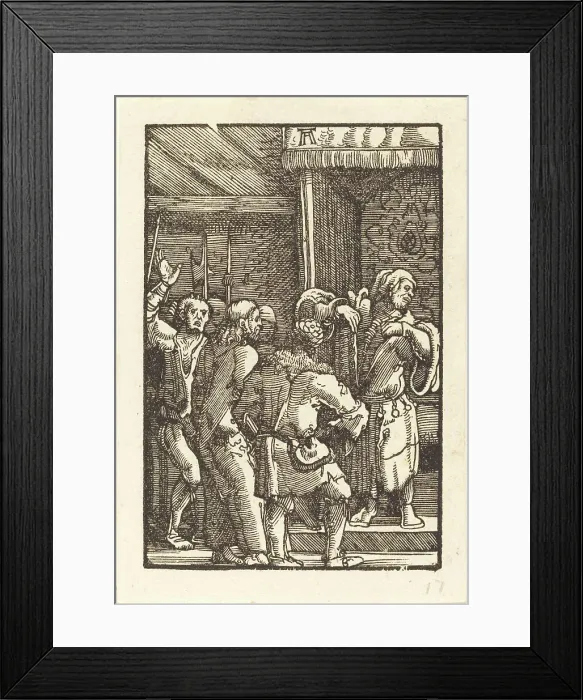 Framed Print : Christ before Pilate, c. 1513. Creator: Albrecht Altdorfer Framed Print : Christ before Pilate, c. 1513. Creator: Albrecht Altdorfer