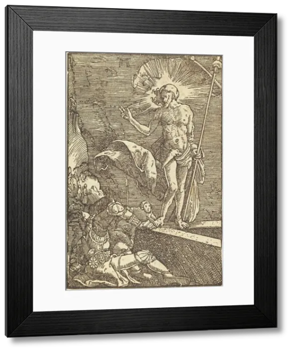 Framed Print : The Resurrection, c. 1513. Creator: Albrecht Altdorfer