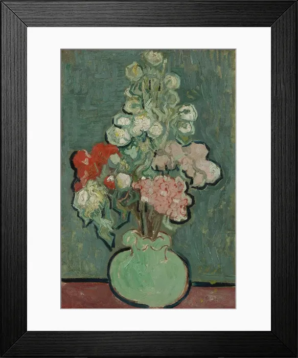 Framed Print : Vase of Flowers, 1890. Creator: Gogh, Vincent, van (1853-1890) Framed Print : Vase of Flowers, 1890. Creator: Gogh, Vincent, van (1853-1890)
