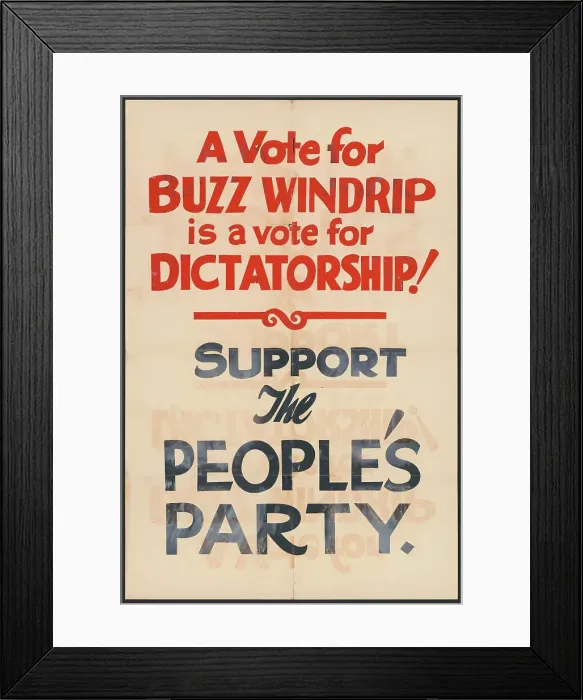 Framed Print : It Can't Happen Here 2, [193-]. Creator: Unknown