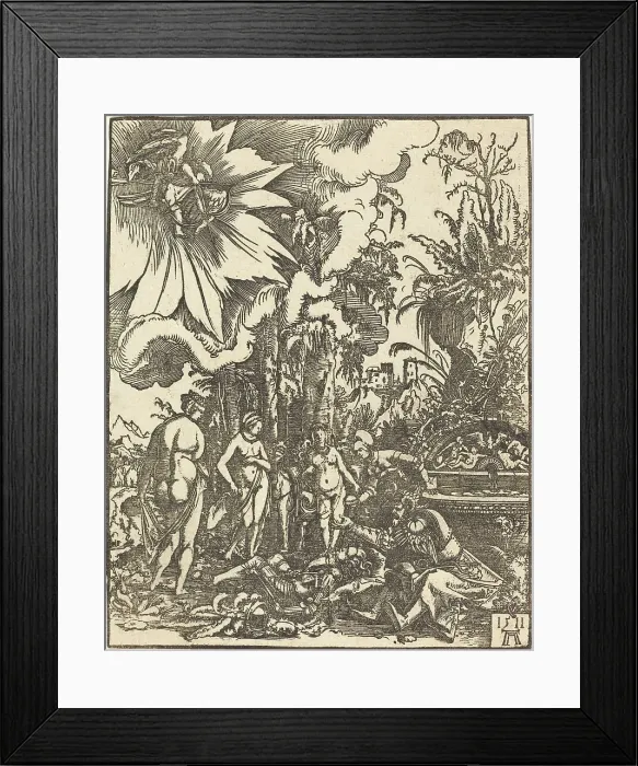 Framed Print : The Judgment of Paris, 1511. Creator: Albrecht Altdorfer Framed Print : The Judgment of Paris, 1511. Creator: Albrecht Altdorfer