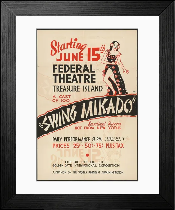 Framed Print : Swing Mikado, [193-]. Creator: Unknown
